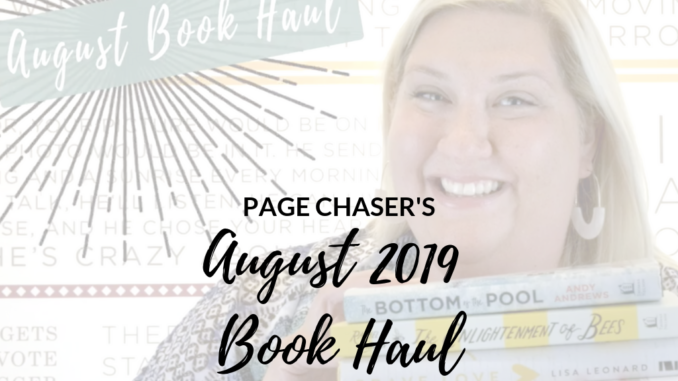 August 2019 Book haul August 2019 Book haul