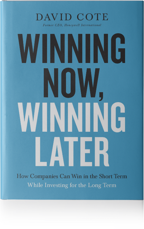 Winning Now, Winning Later book cover by David M. Cote