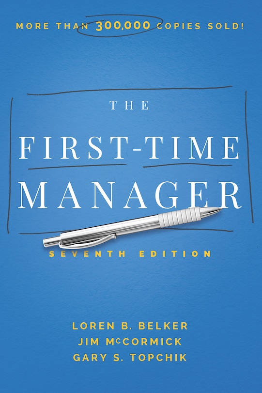 First-Time Manager Softcover by Jim McCormick