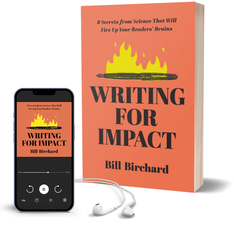 Paperback and audiobook version of Writing for Impact