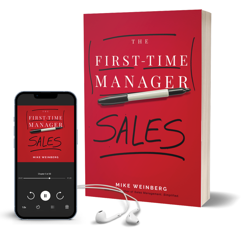 Paperback and audiobook of "The First Time Manager: Sales"