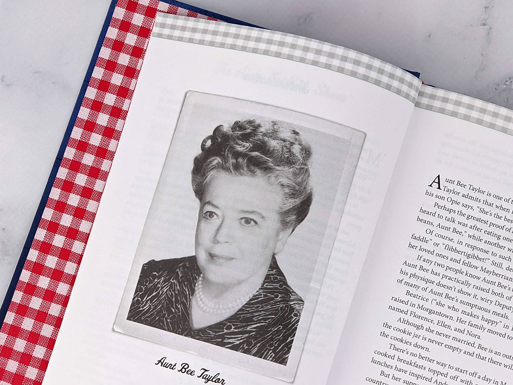 about aunt bee in aunt bee's mayberry cookbook about aunt bee in aunt bee's mayberry cookbook