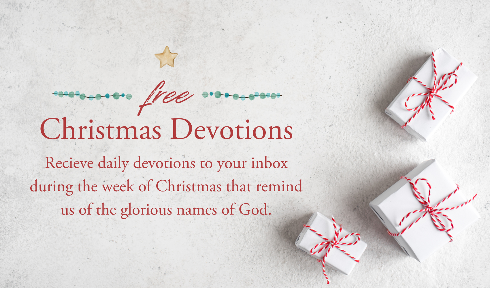 Free Christmas Devotions from W Publishing group